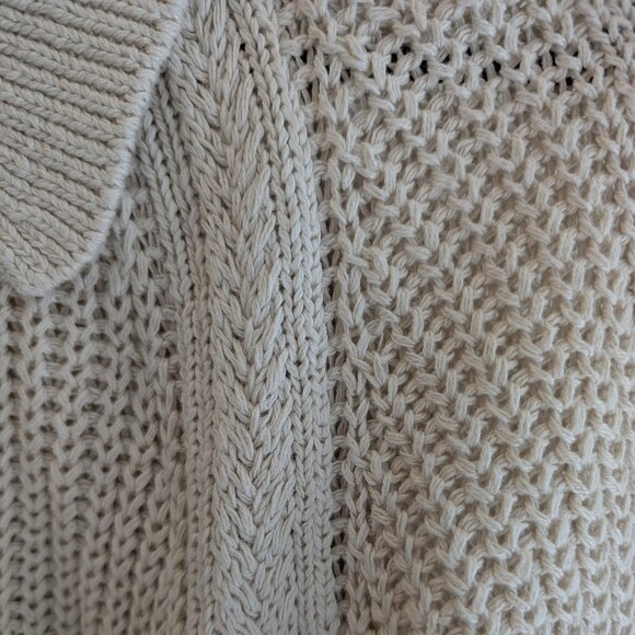 Garnet Hill Classic Cardigan – S Cream - Picture 8 of 8